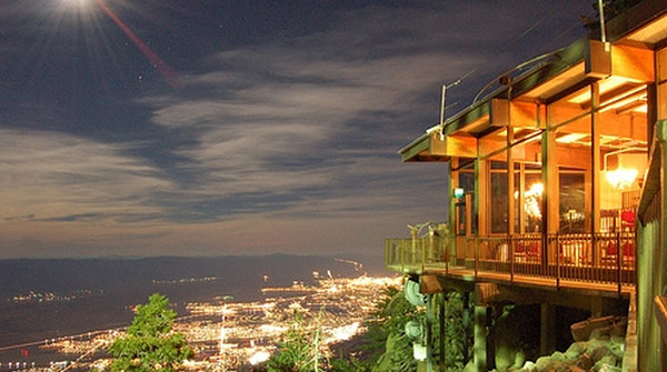 Peaks Restaurant at Night
